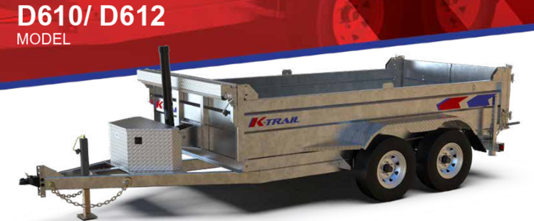 2025 K-TRAIL 12' DUMP D612-10