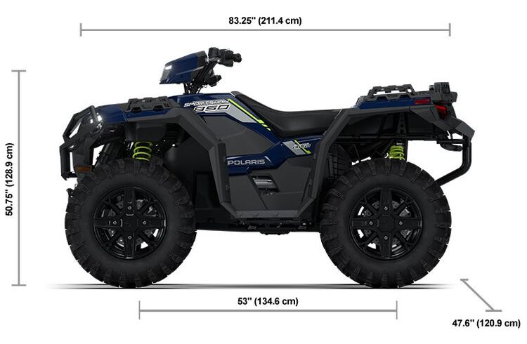 2025 POLARIS SPORTSMAN 850 TRAIL - SPRINGFIELD BLUE